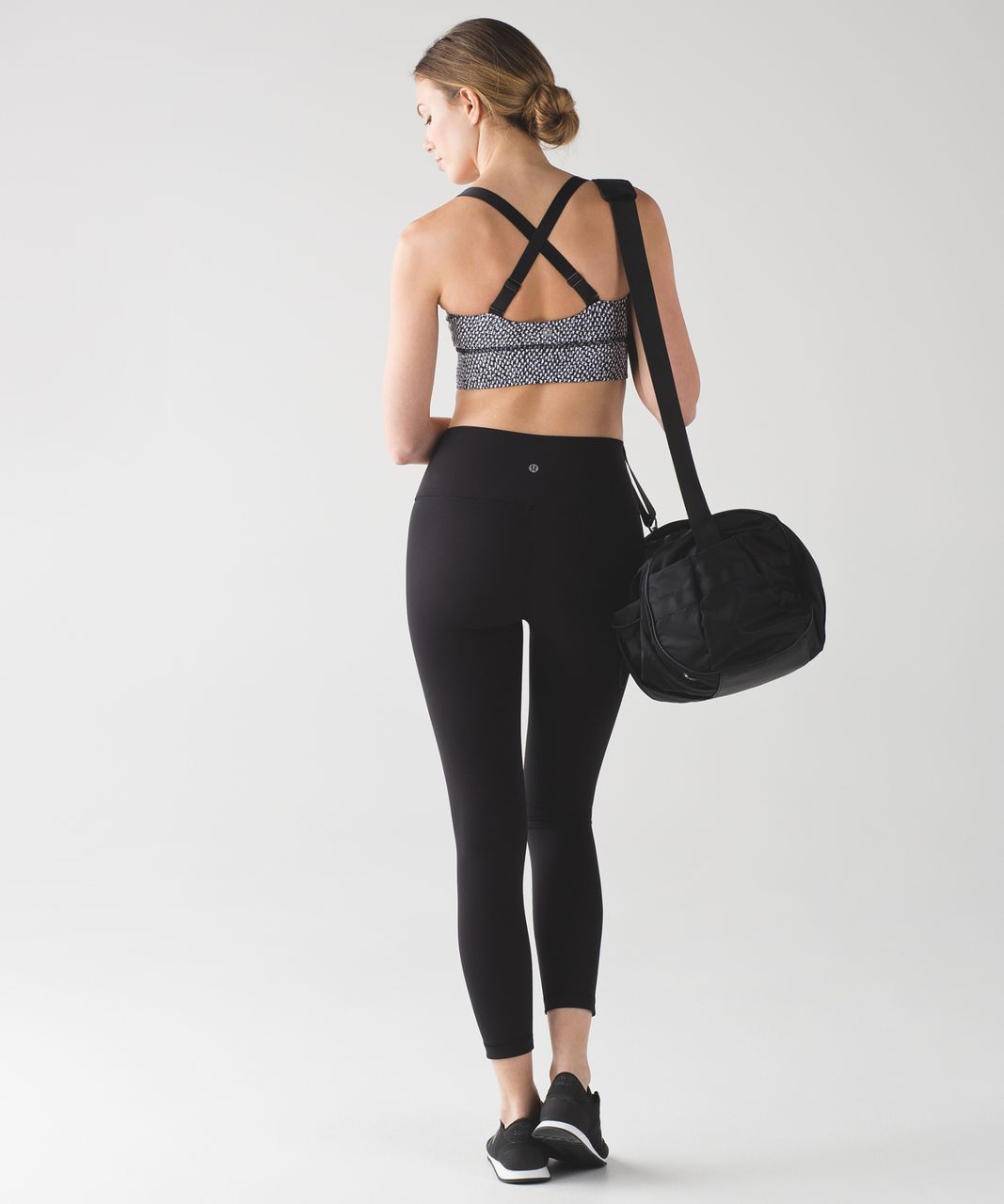 Lululemon Both Ways Bra - Scatter Star Arctic Grey Black / Black - lulu  fanatics