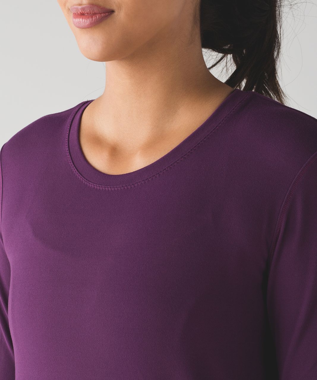 Lululemon Rush Hour Long Sleeve - Darkest Magenta