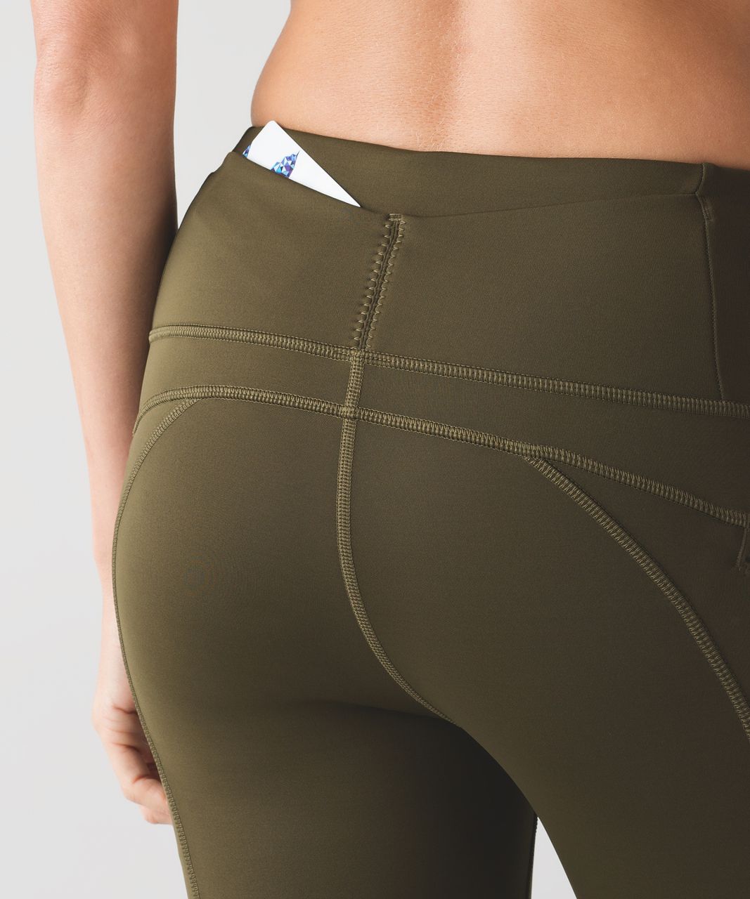 Lululemon ❄️Winter❄️ First Mile Tech Legging. Olive Green. Sz