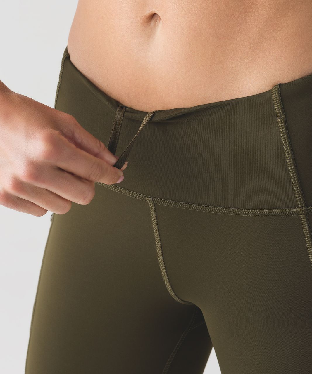 Lululemon First Mile Tech Tight - Military Green