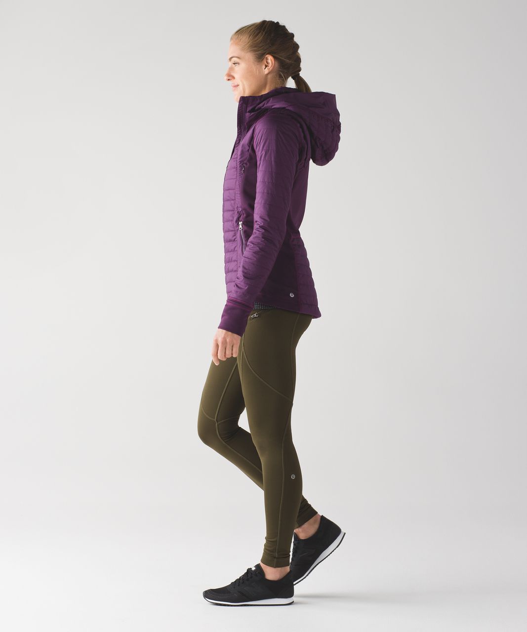 Lululemon First Mile Tech Tight Fleece Lined Running Leggings Size