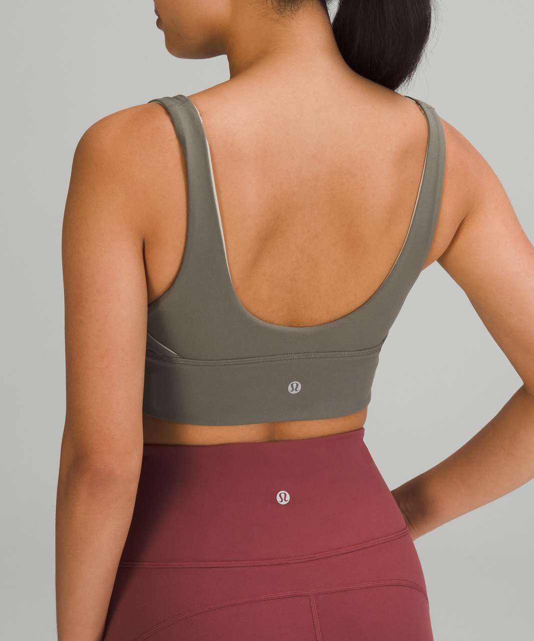 I'm ready for Fall!🍁 Align reversible (10) bra and shorts Drk Olive (8)  White Opal Ayct, Pale Rasp Ebb : r/lululemon