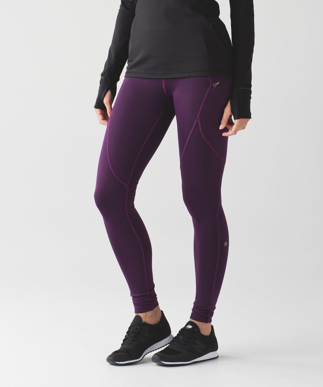 Lululemon Tight Stuff Tight II - Darkest Magenta - lulu fanatics