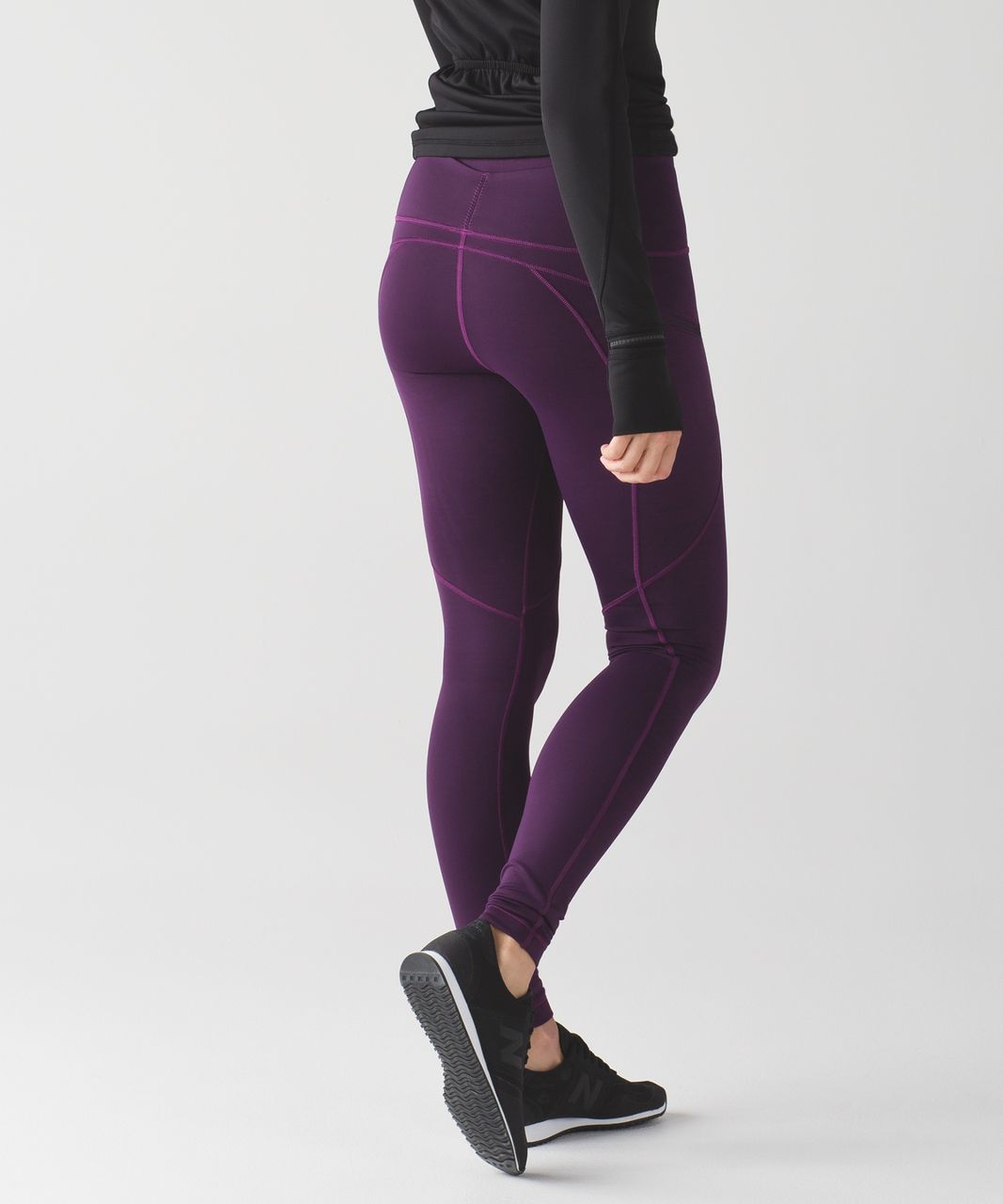 Lululemon First Mile Tech Tight - Darkest Magenta