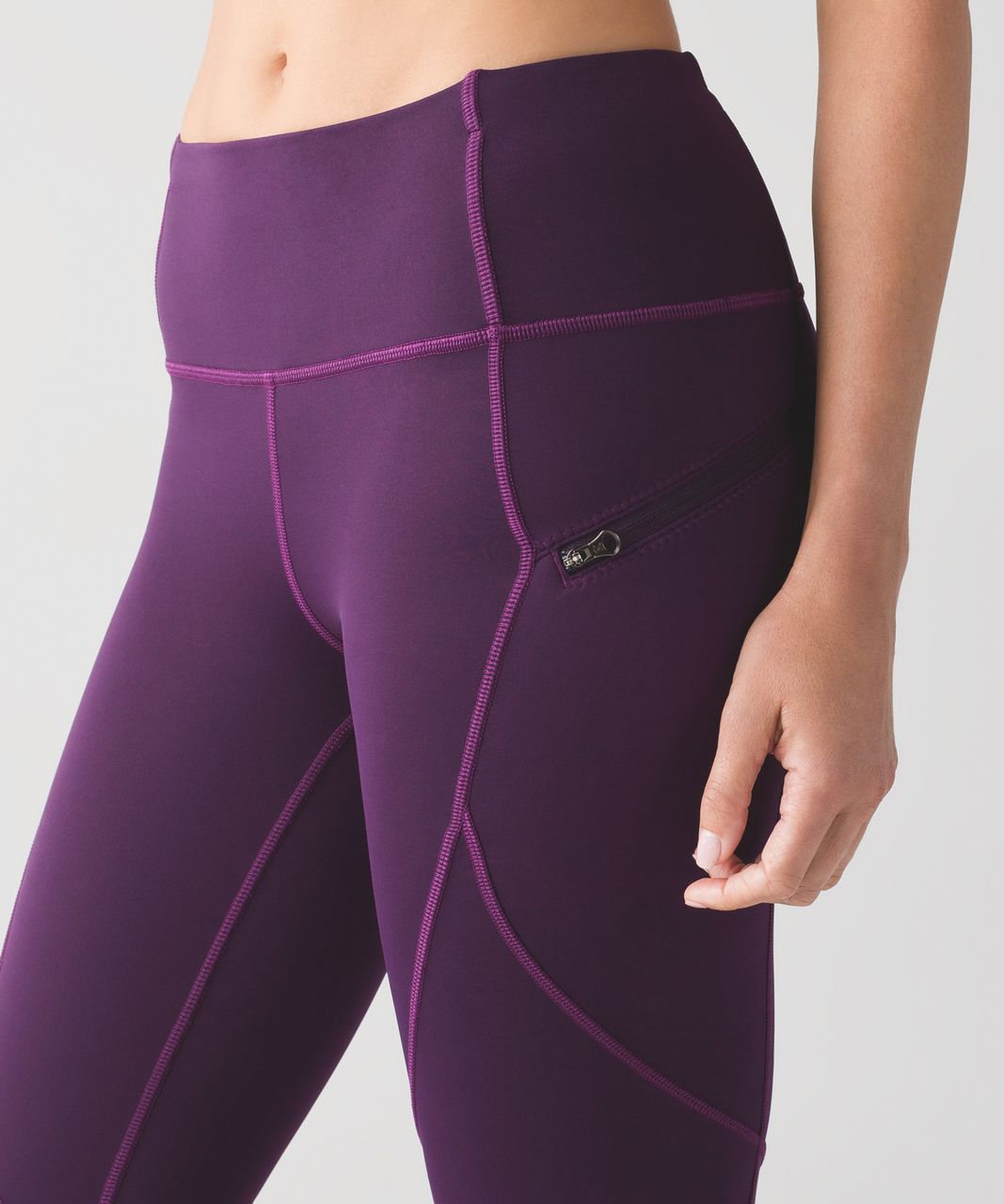 Lululemon First Mile Tech Tight - Darkest Magenta - lulu fanatics