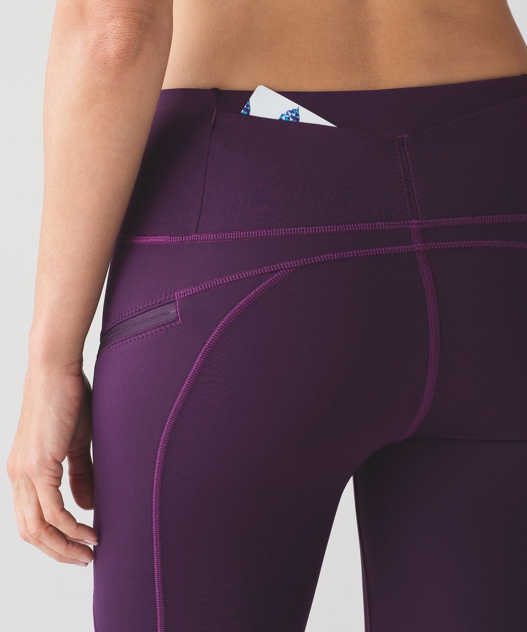 Lululemon First Mile Tech Tight - Darkest Magenta