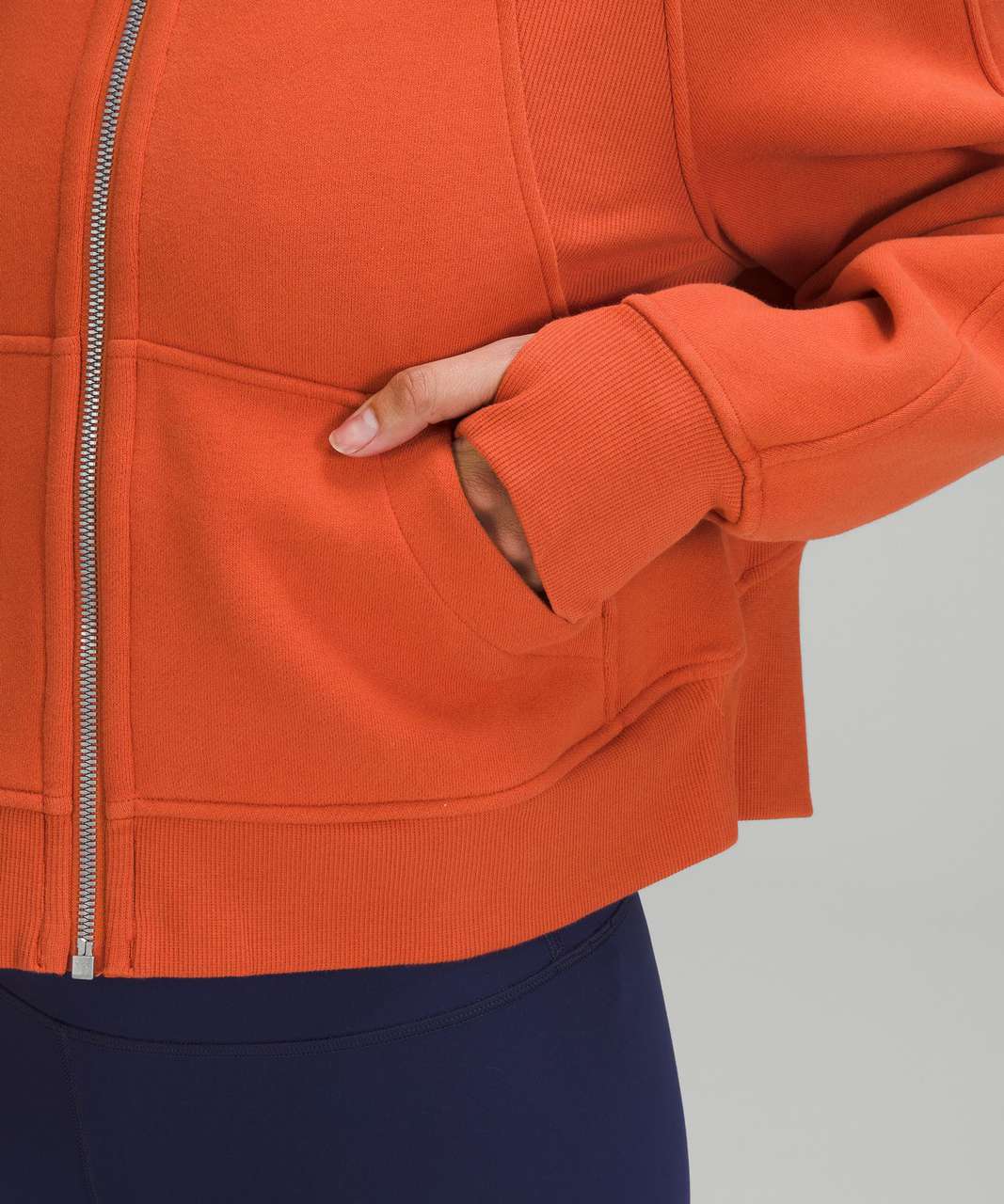 Lululemon Scuba Oversized Full-Zip - Canyon Orange - lulu fanatics