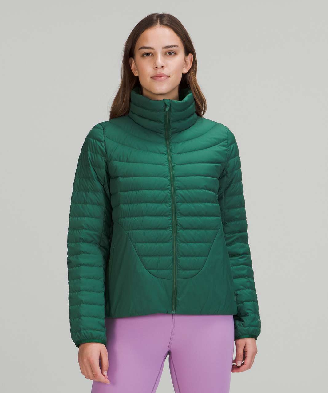 NWT Lululemon Down For It All Down Jacket 700 Fill Sz 6 ❤️ Everglade Green