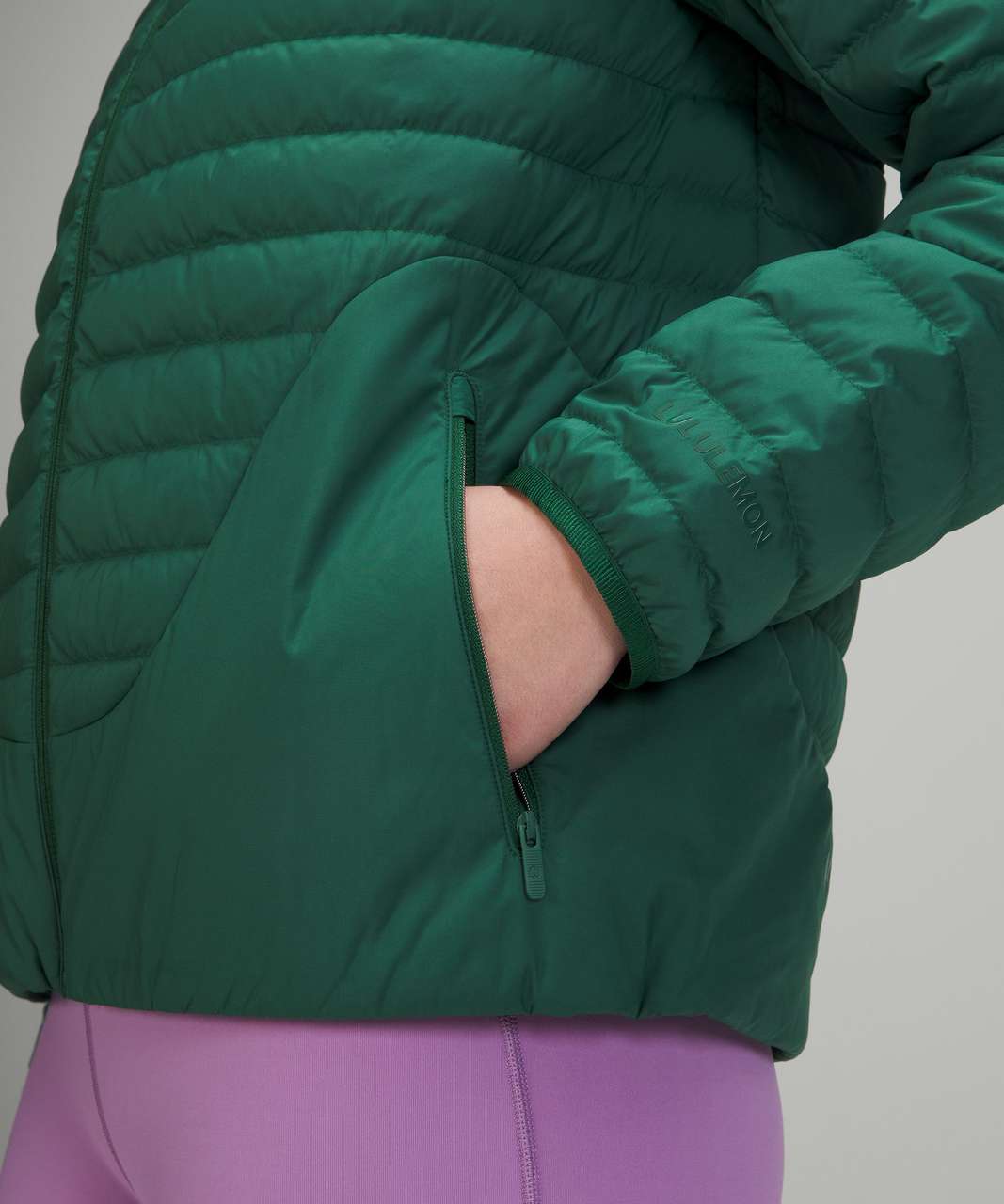 Lululemon Down for It All Jacket - Everglade Green (First Release) - lulu  fanatics