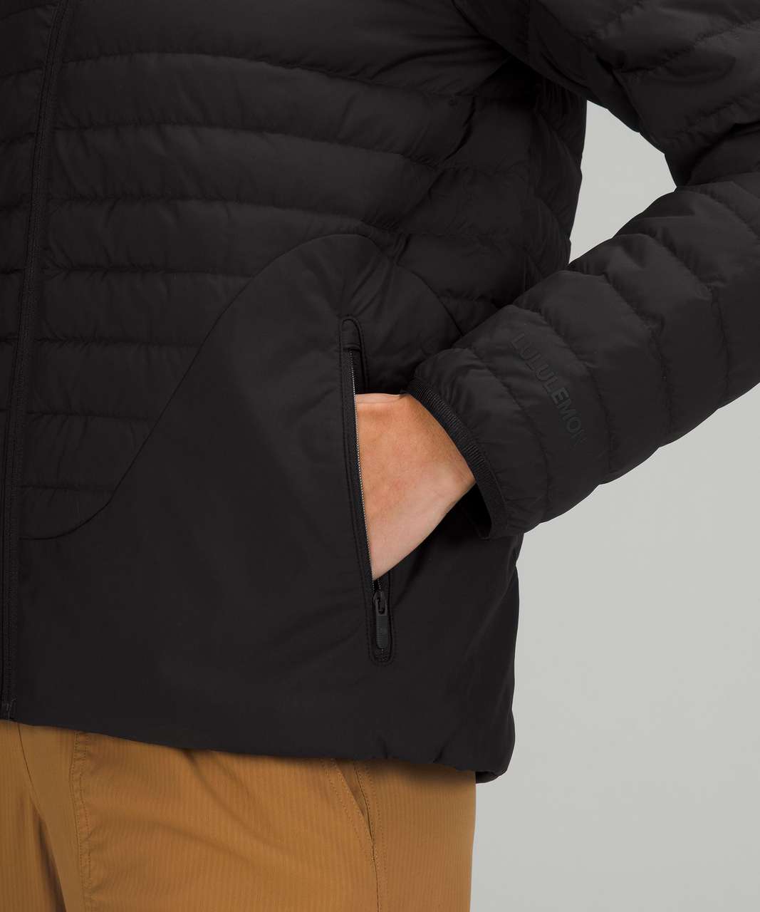 Lululemon Lightweight Relaxed-Fit Down Jacket - Black - lulu fanatics