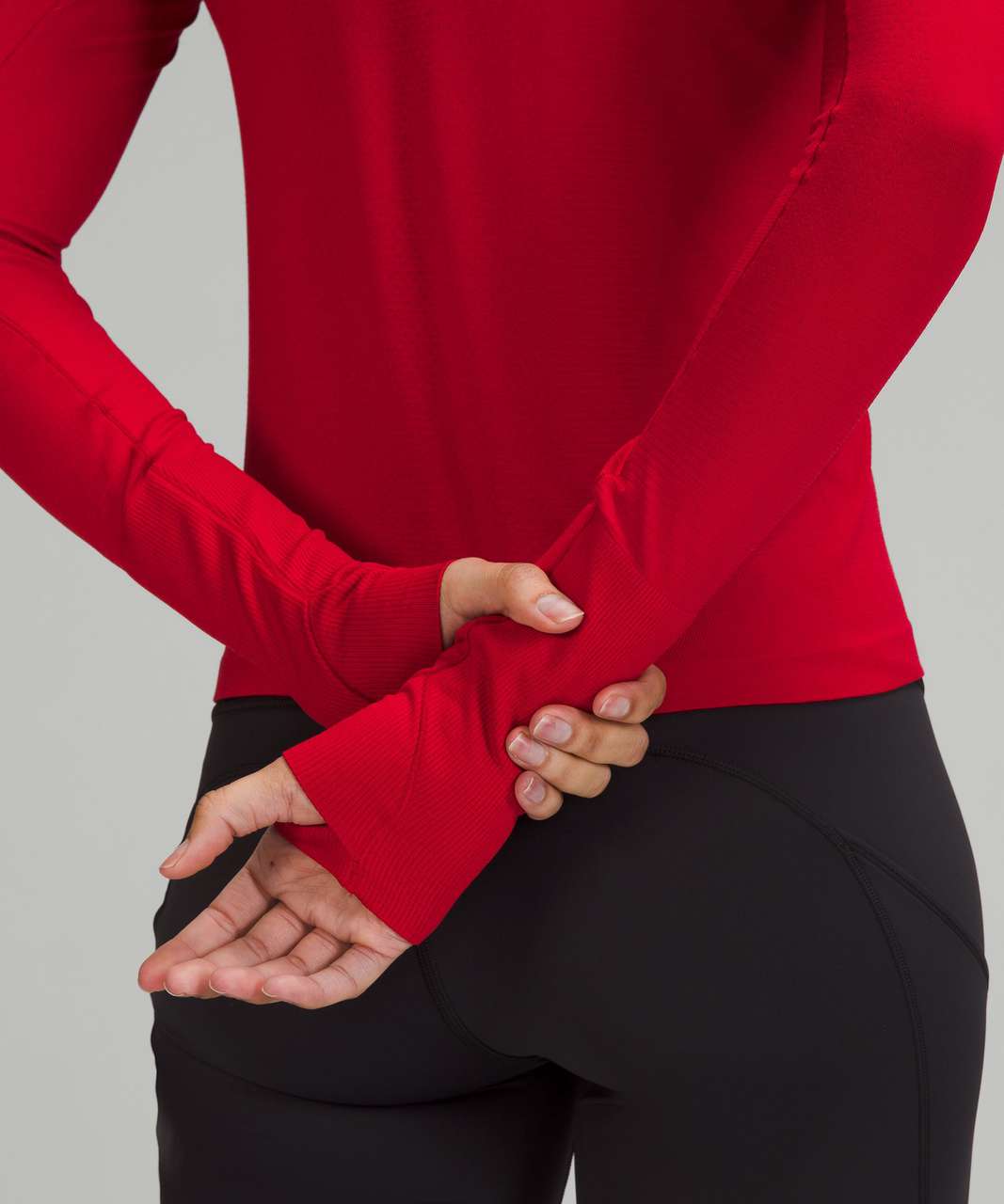 Lululemon Swiftly Tech Long Sleeve Shirt 2.0 *Race Length - Dark Red / Dark  Red - lulu fanatics