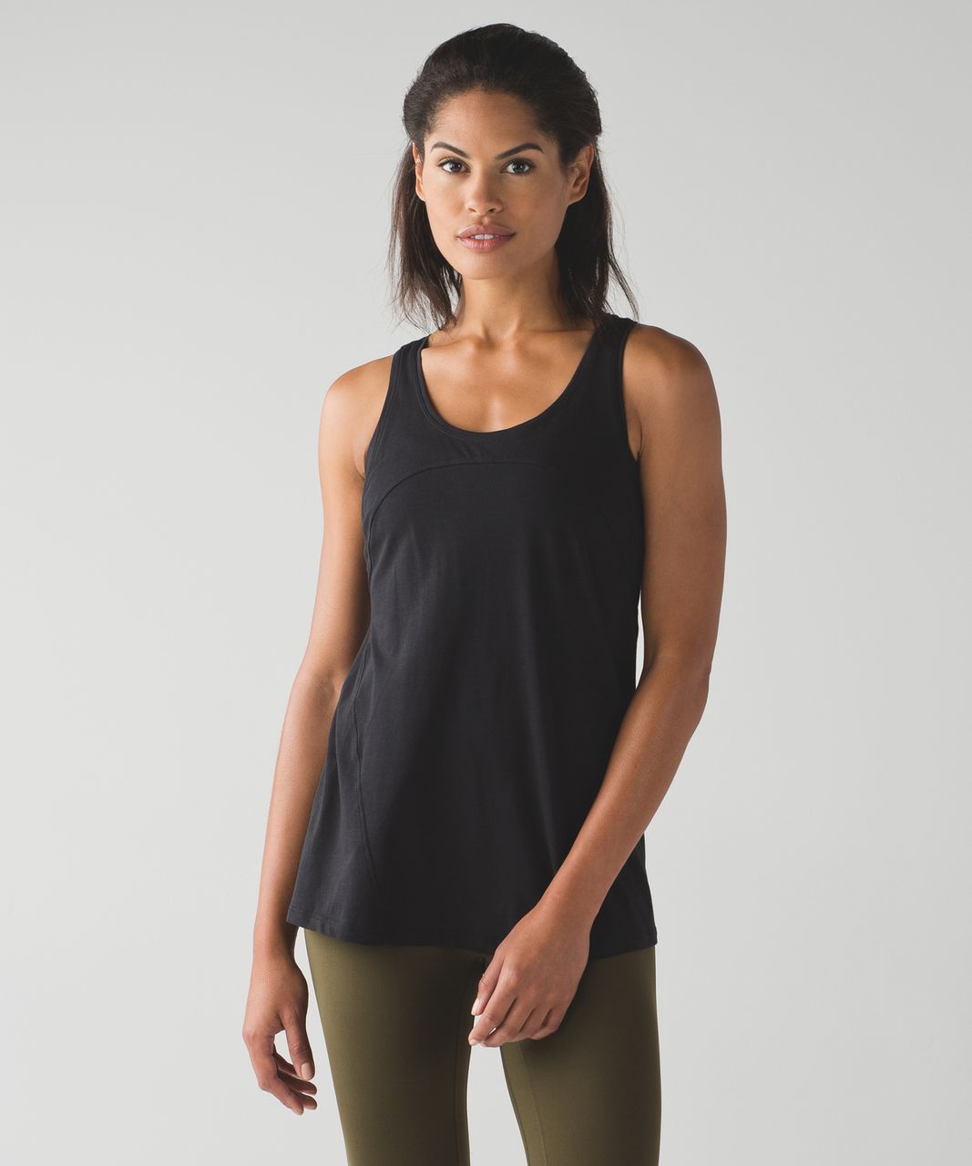 lululemon black racerback tank