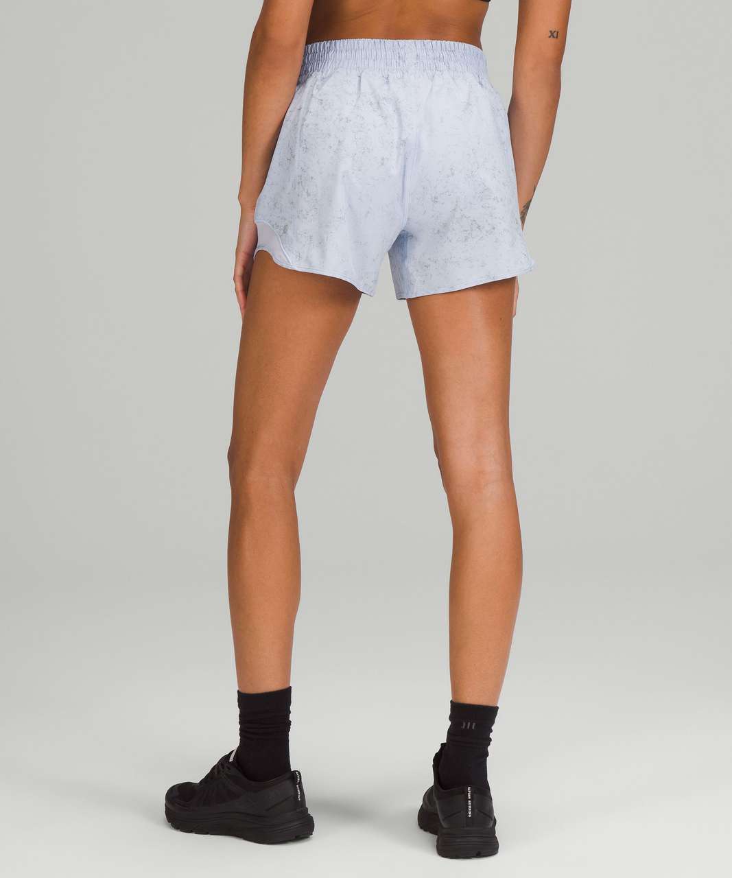 Lululemon Hotty Hot HR Lined Short 4 - Gravel Dust Pastel Blue