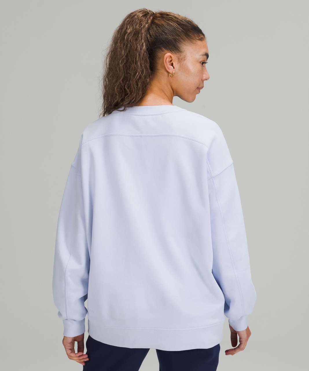 Lululemon Perfectly Oversized Crew In Pastel Blue