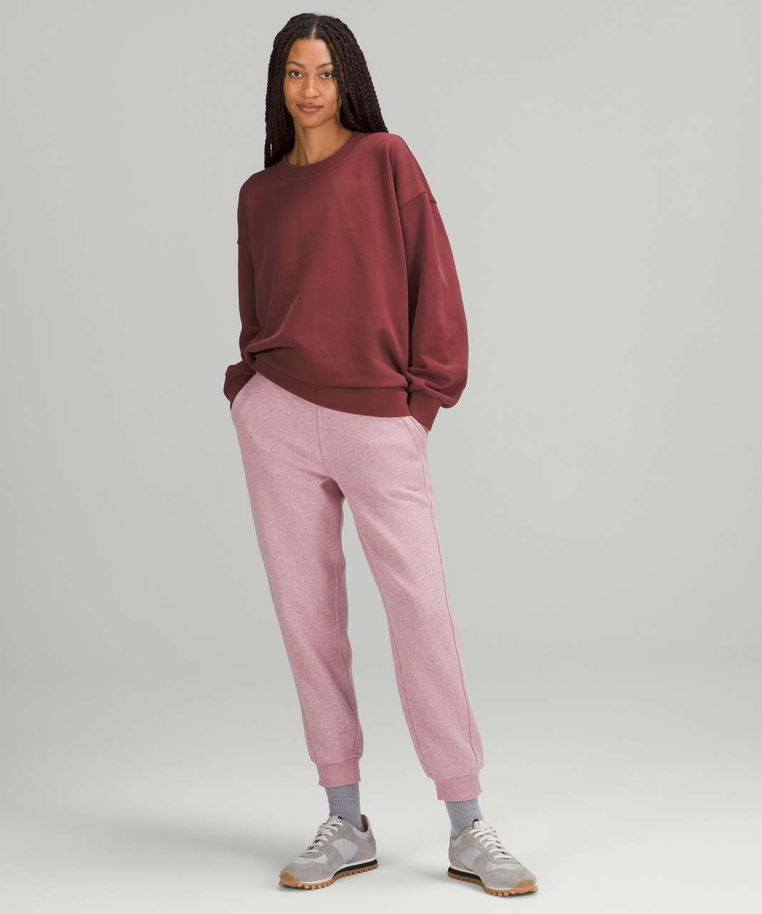 Lululemon Perfectly Oversized Crew - Smoky Red