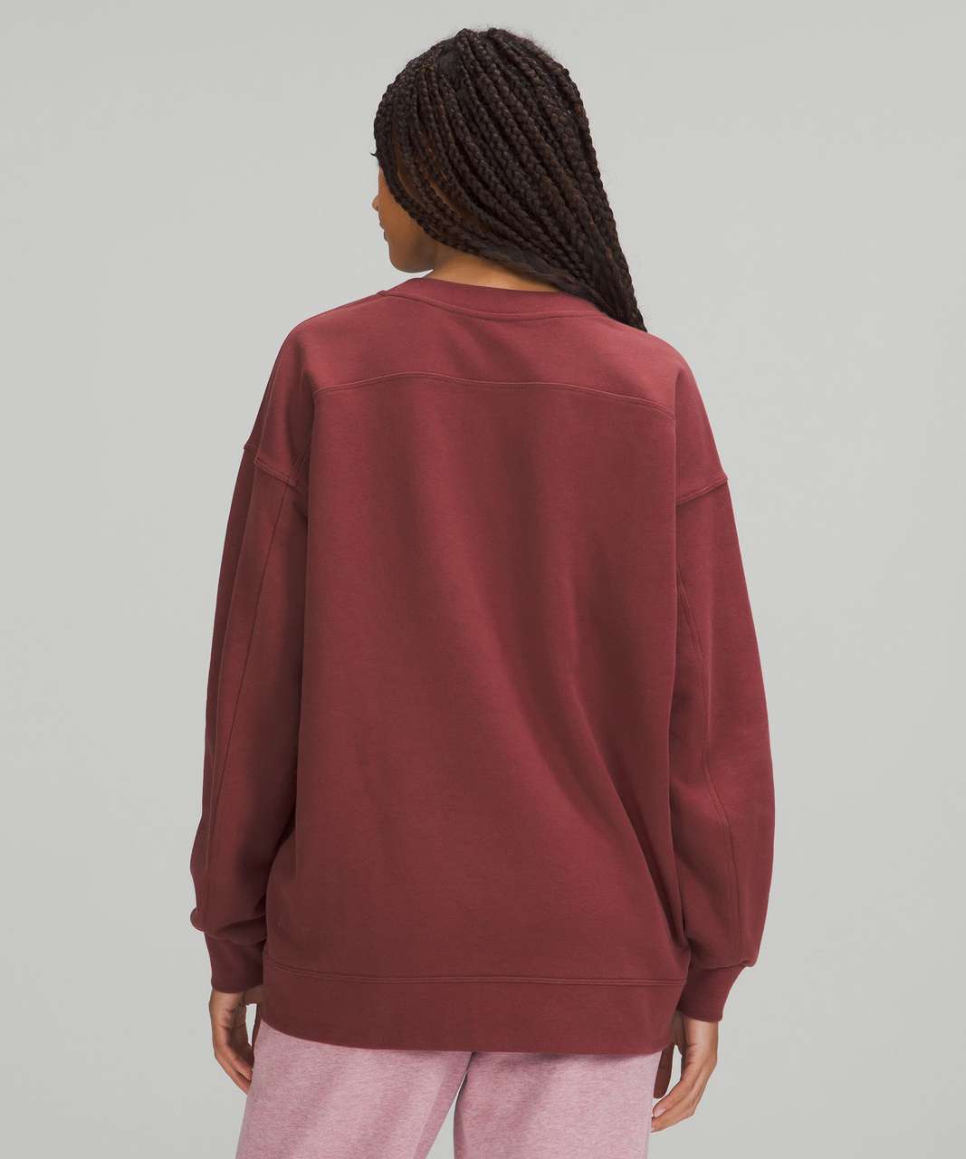 Lululemon Perfectly Oversized Crew - Smoky Red