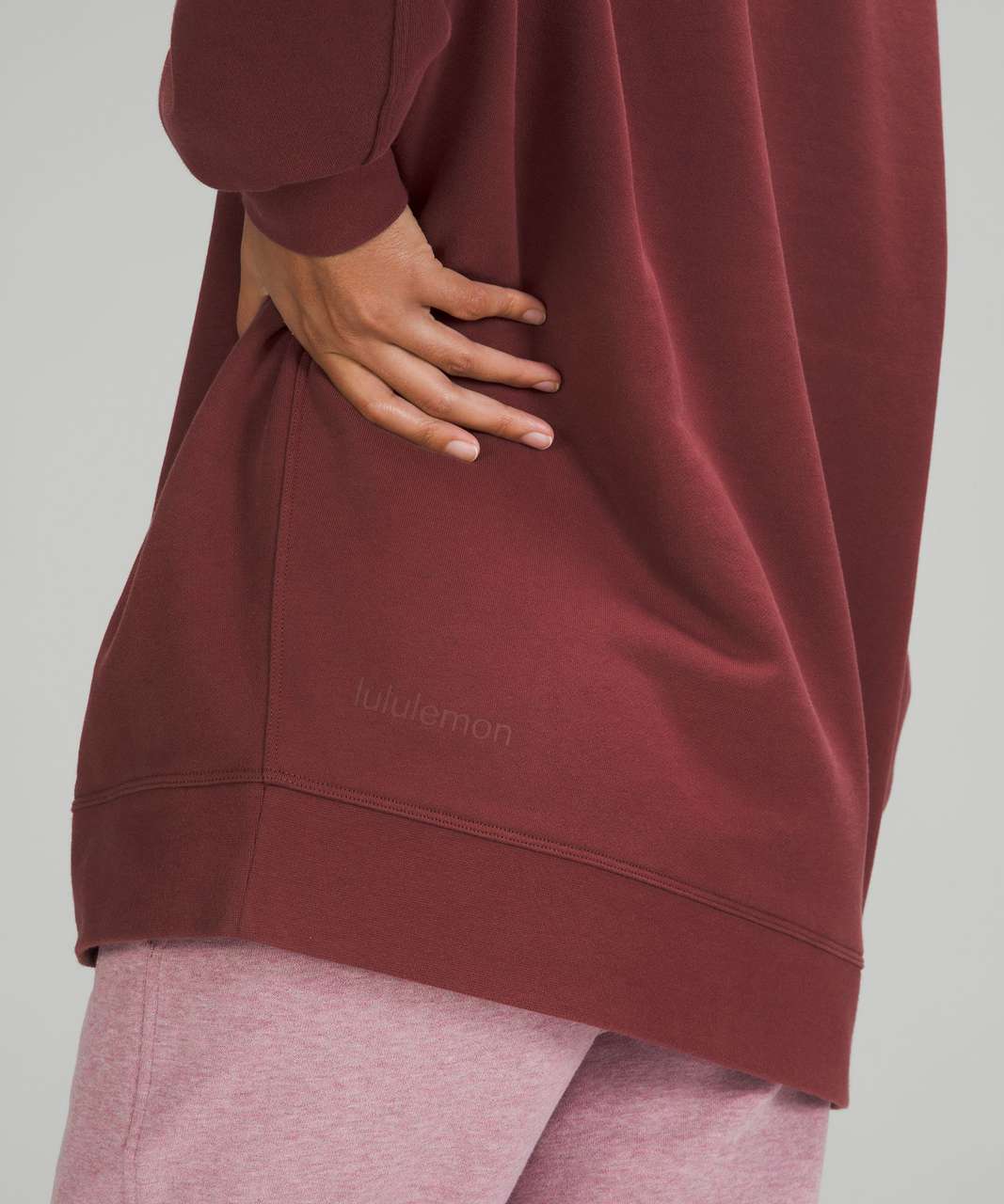 Lululemon Perfectly Oversized Crew - Smoky Red