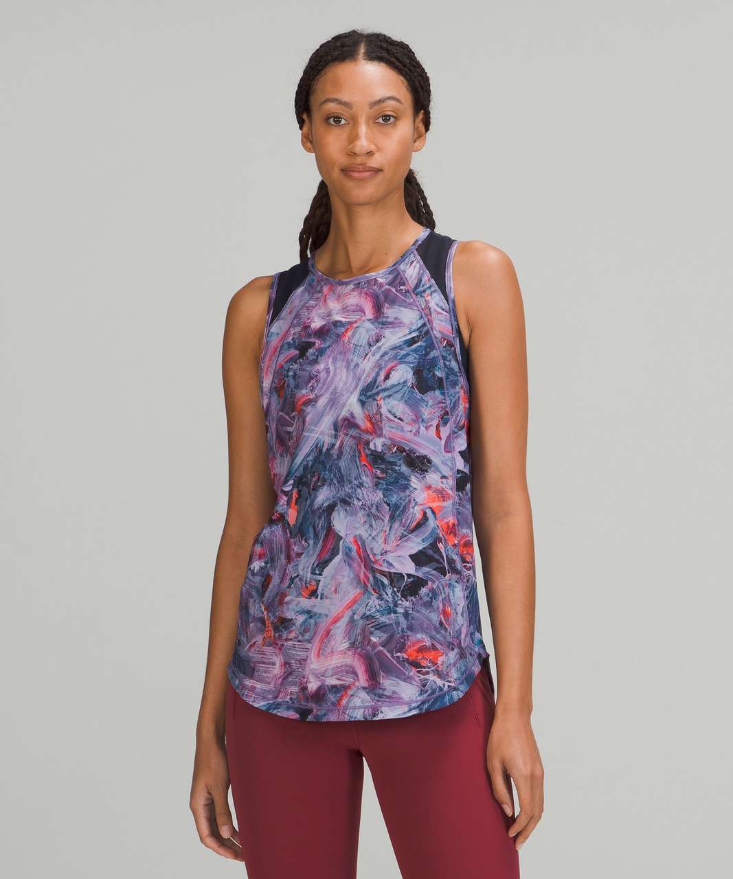 NEW Women Lululemon Sculpt Tank Top Back Vent Atmospheric Purple