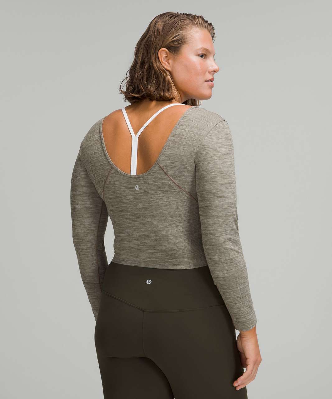 Lululemon Align Long Sleeve Shirt - White - lulu fanatics