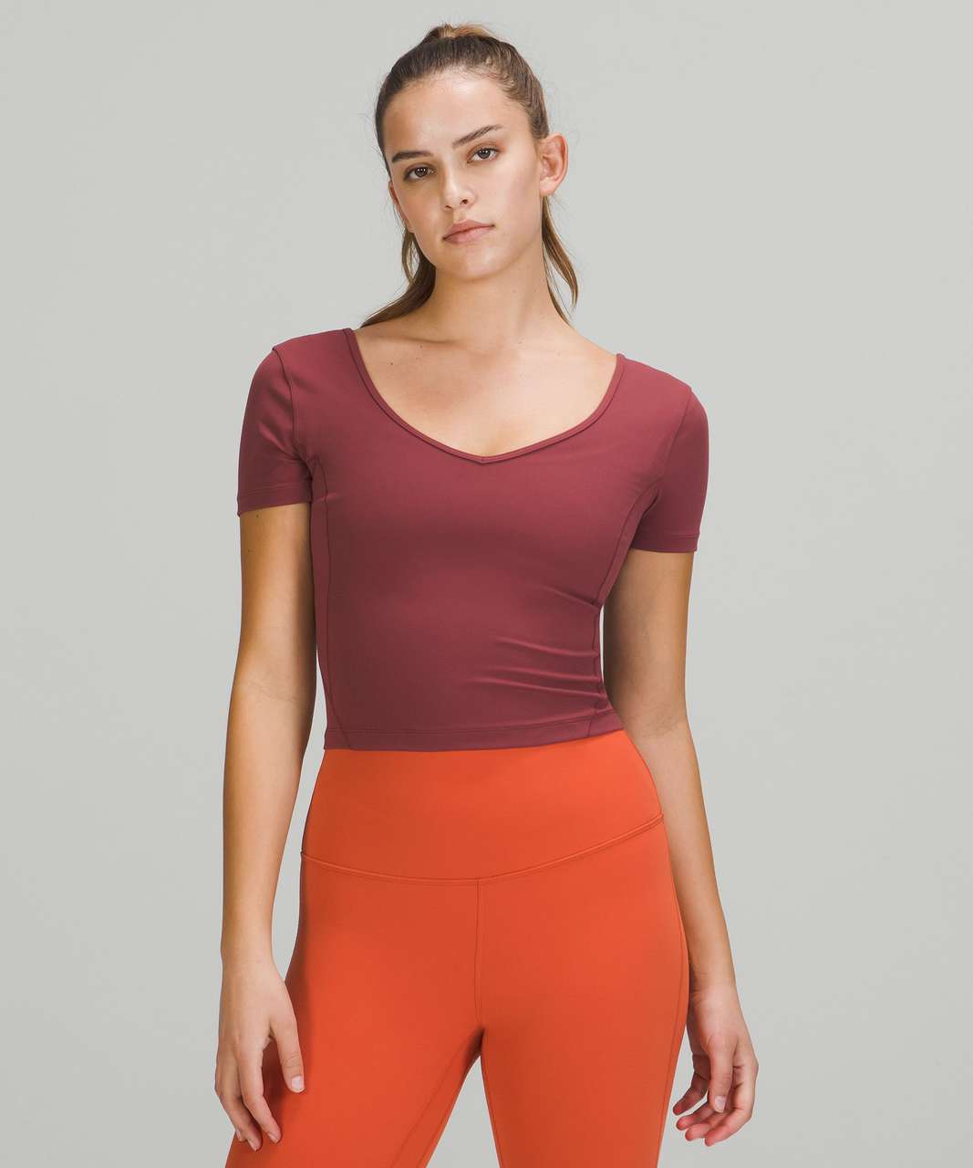 LNY fit! My first Align tank(10) in dark red and smoky red align pant(4) :  r/lululemon