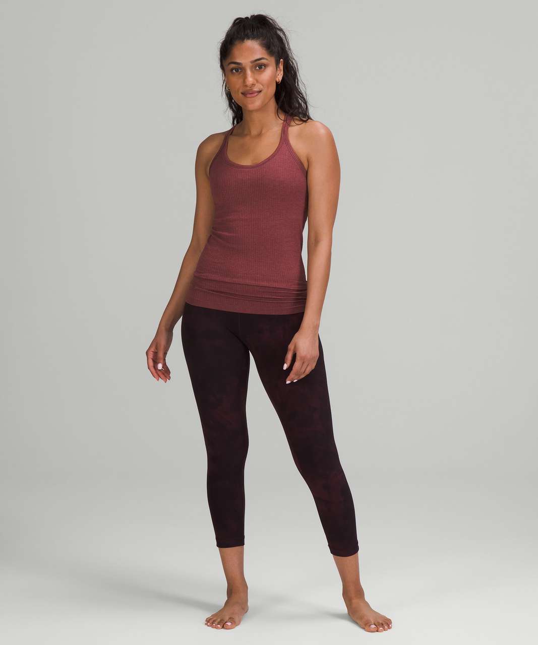 Lululemon Ebb to Street Tank Top - Smoky Red - lulu fanatics