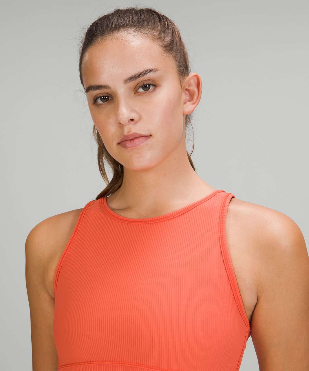 NWT Lululemon Power Pivot Tank Rib Golden Apricot Size 8