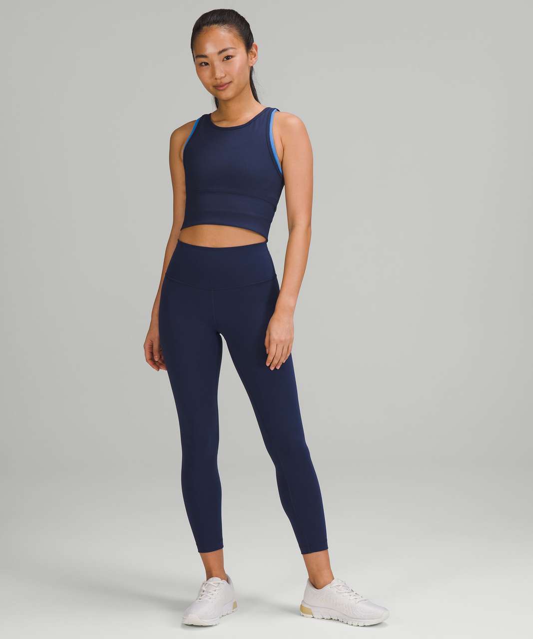 Lululemon Power Pivot Ribbed Tank Top - Night Sea