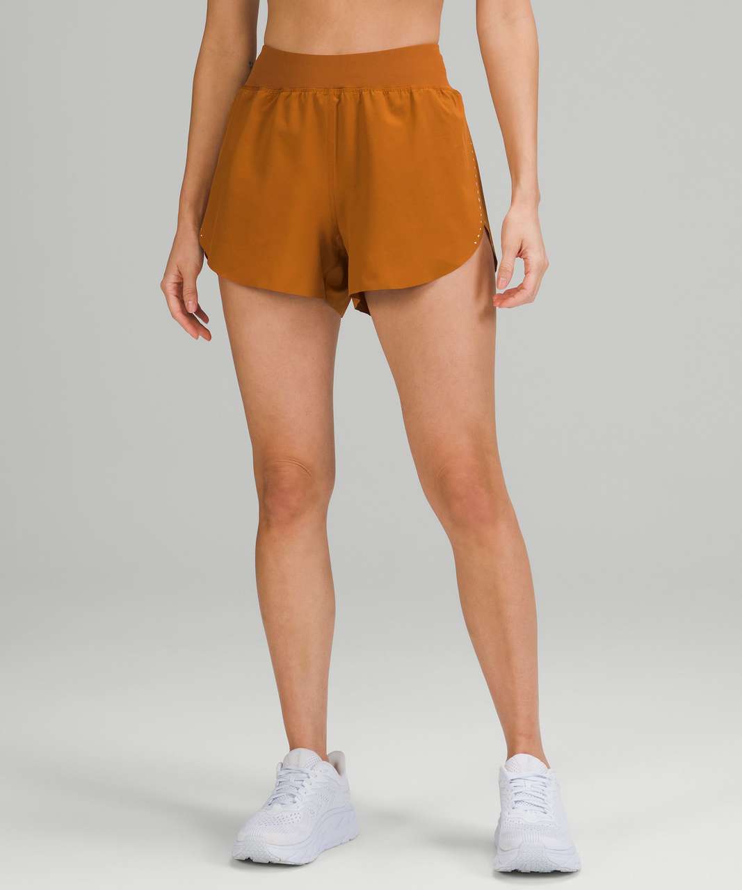 Lululemon Find Your Pace High-Rise Lined Short 3" - Butternut Brown