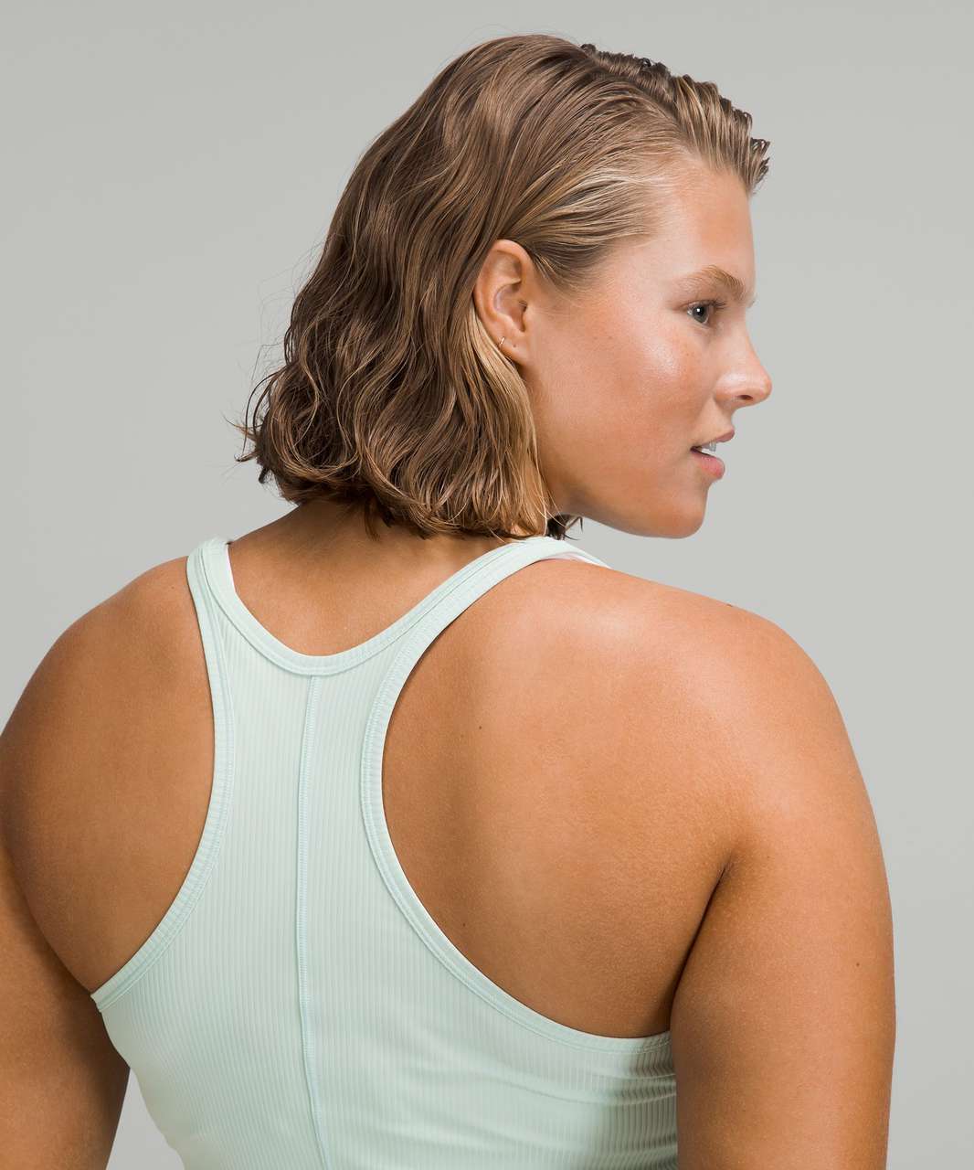 Lululemon Base Pace Ribbed Tank Top - Delicate Mint
