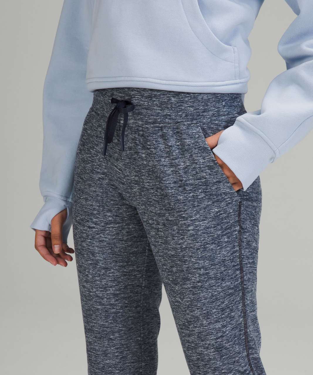 Lululemon Ready to Rulu Jogger 29 Heathered True Navy / Black