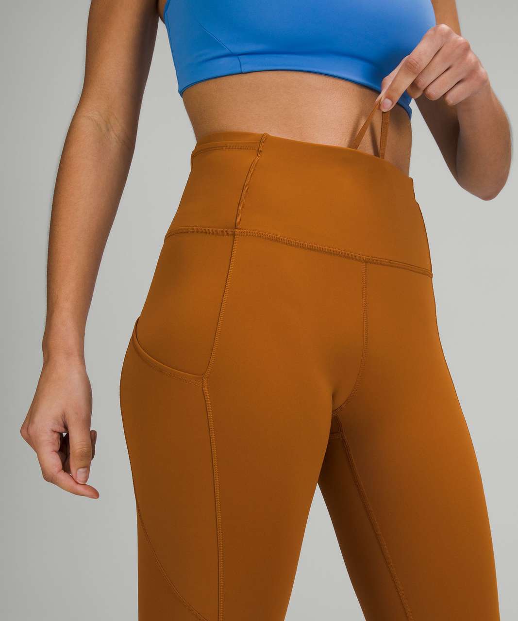 Lululemon Fast and Free High-Rise Tight 28" - Butternut Brown