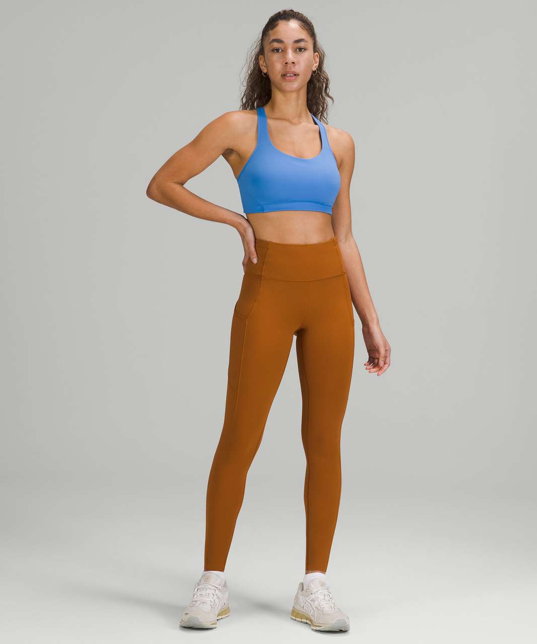 Lululemon Fast Free Tight II 25 Ice Dye, Light Brown Size 12