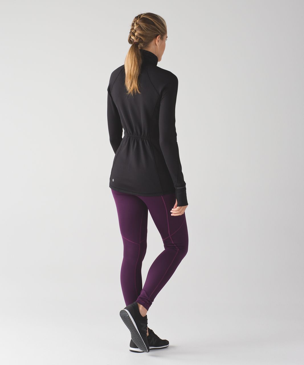 Lululemon First Mile 1/2 Zip - Black