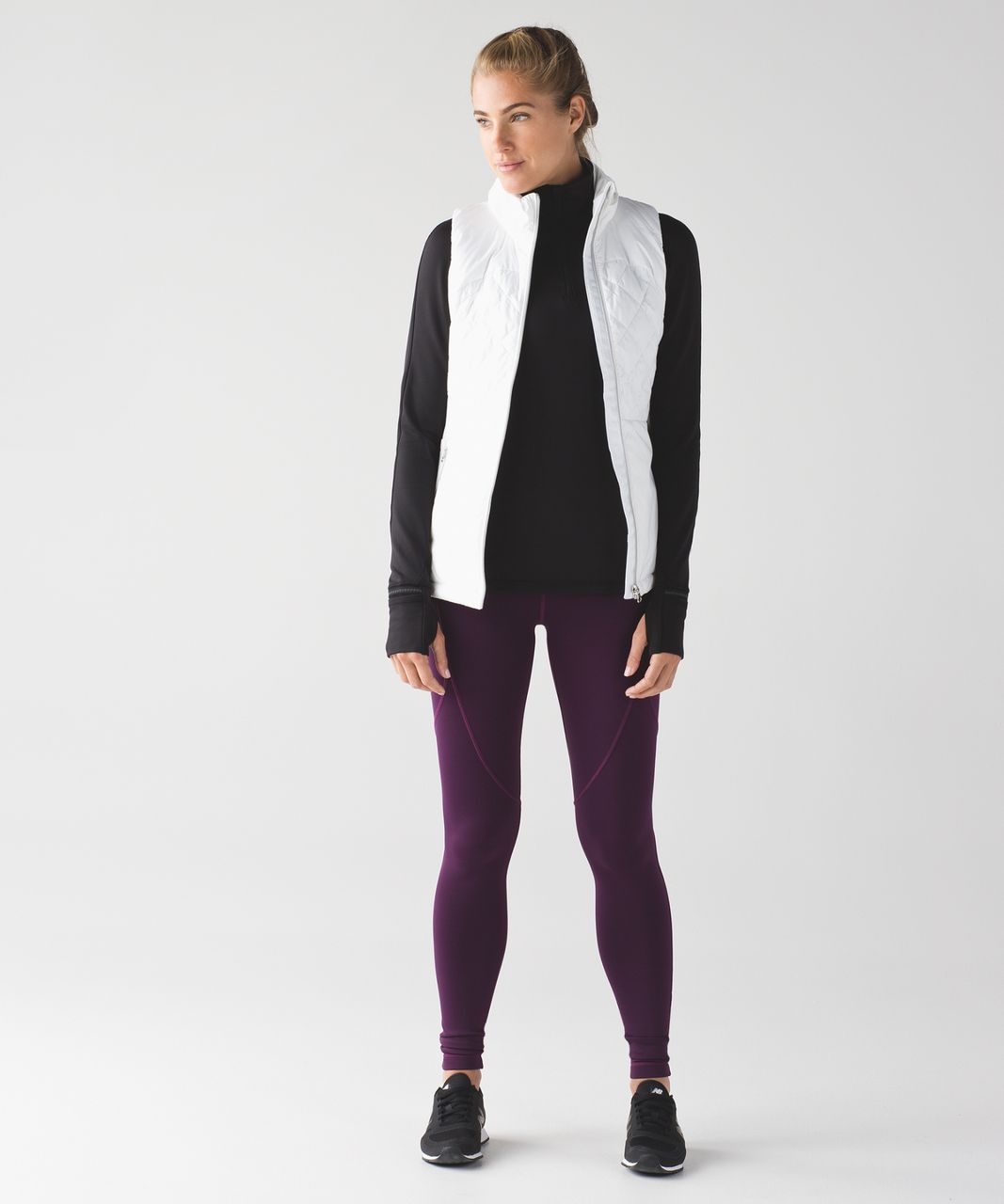 Lululemon First Mile 1/2 Zip - Black