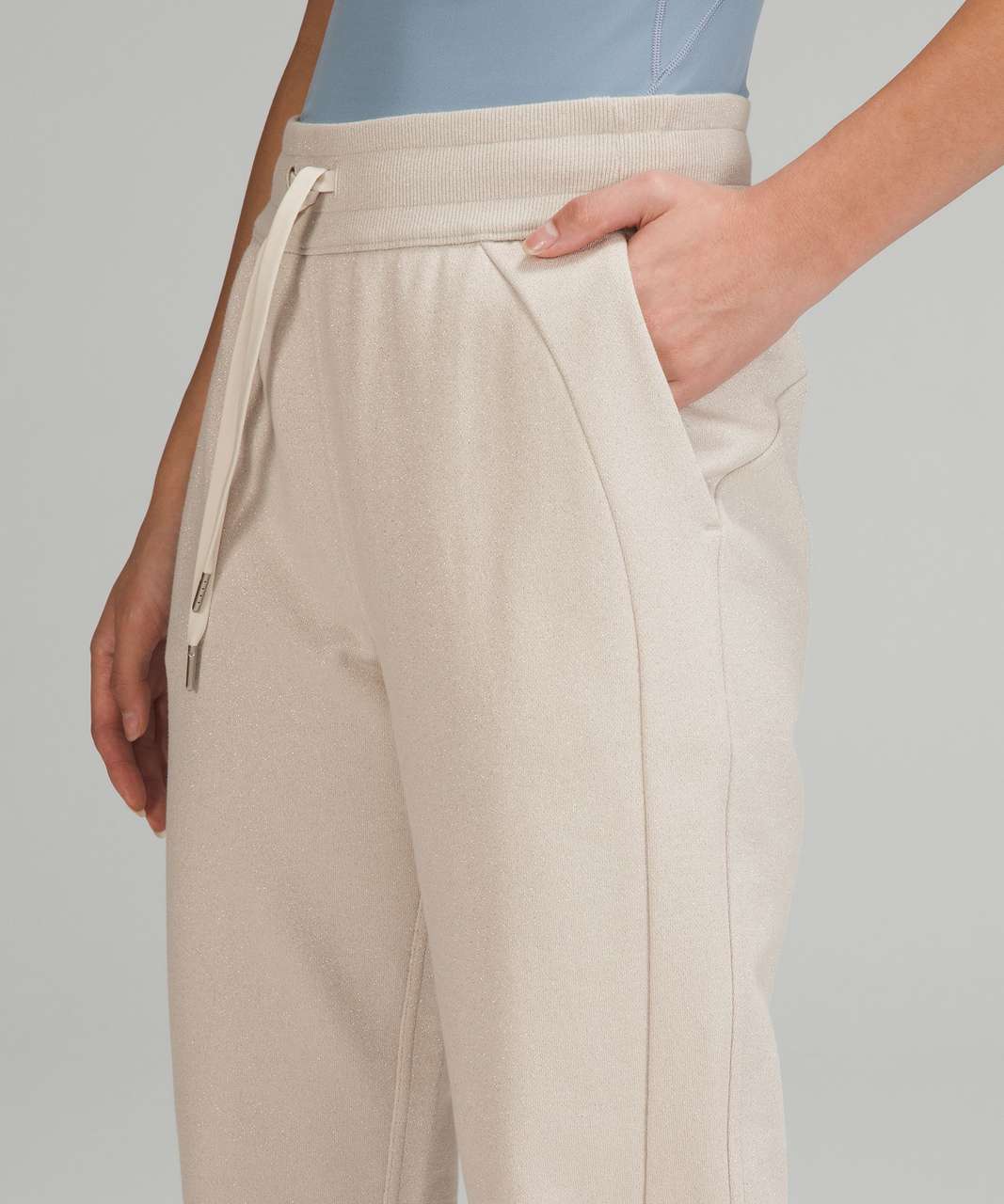 Lululemon Scuba High-Rise Jogger 7/8 Length - White Opal - lulu fanatics