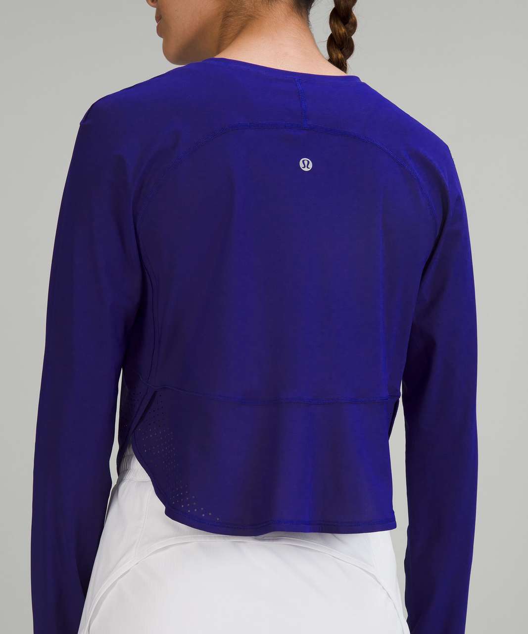 Lululemon Crew Neck UV Protection Running Long Sleeve Shirt - Larkspur