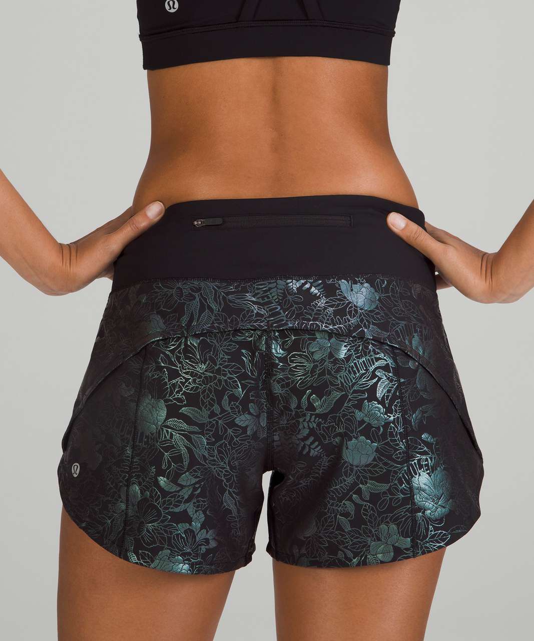 Lululemon Black Granite Marble Tie-Dye Speed Shorts Size 4 - $48 - From  Phyllis