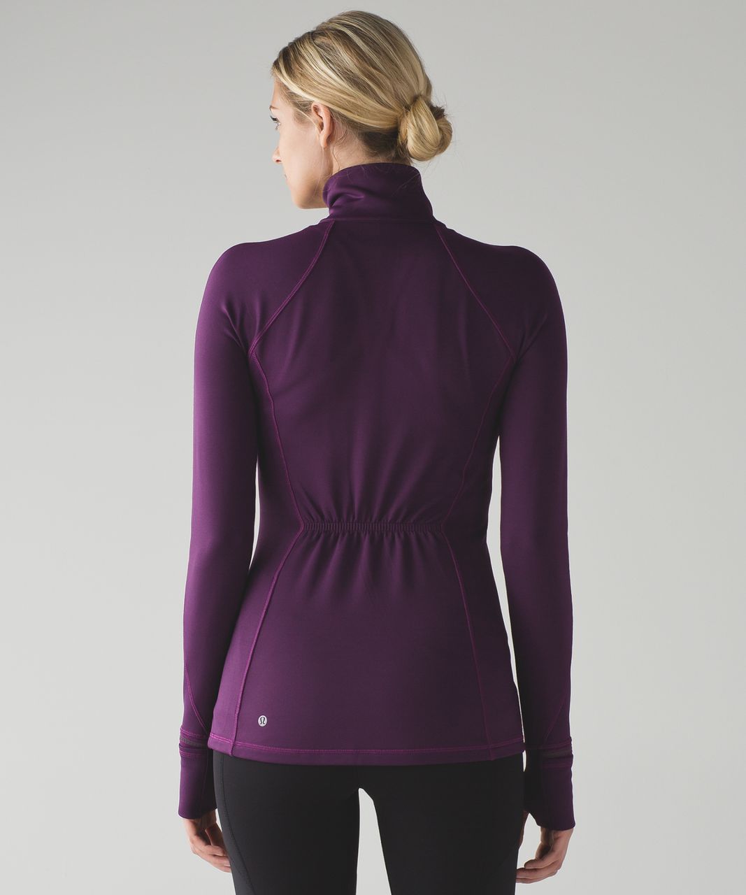 Lululemon First Mile Jacket size 4 Darkest Magenta NWT Purple Winter Run  Coat
