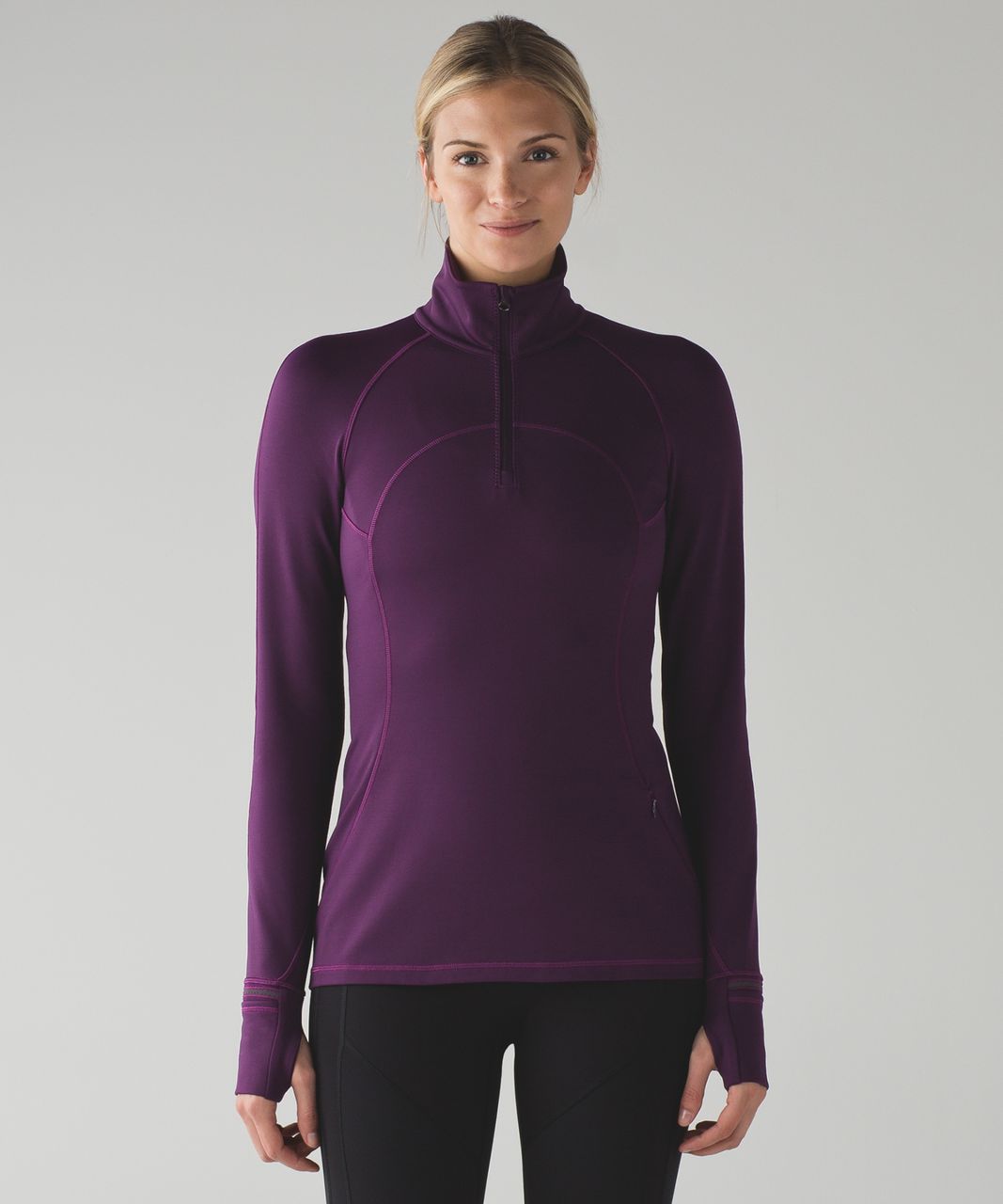 Lululemon First Mile Jacket size 4 Darkest Magenta NWT Purple Winter Run  Coat