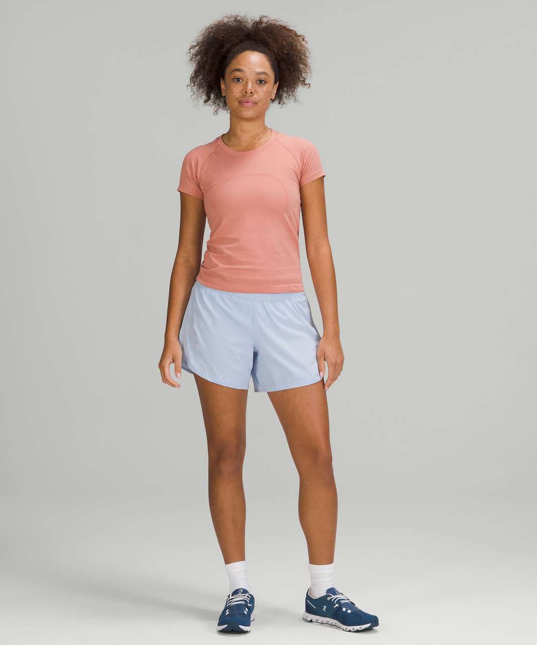 lululemon - Track That Mid-Rise Lined Short 5 on Designer Wardrobe