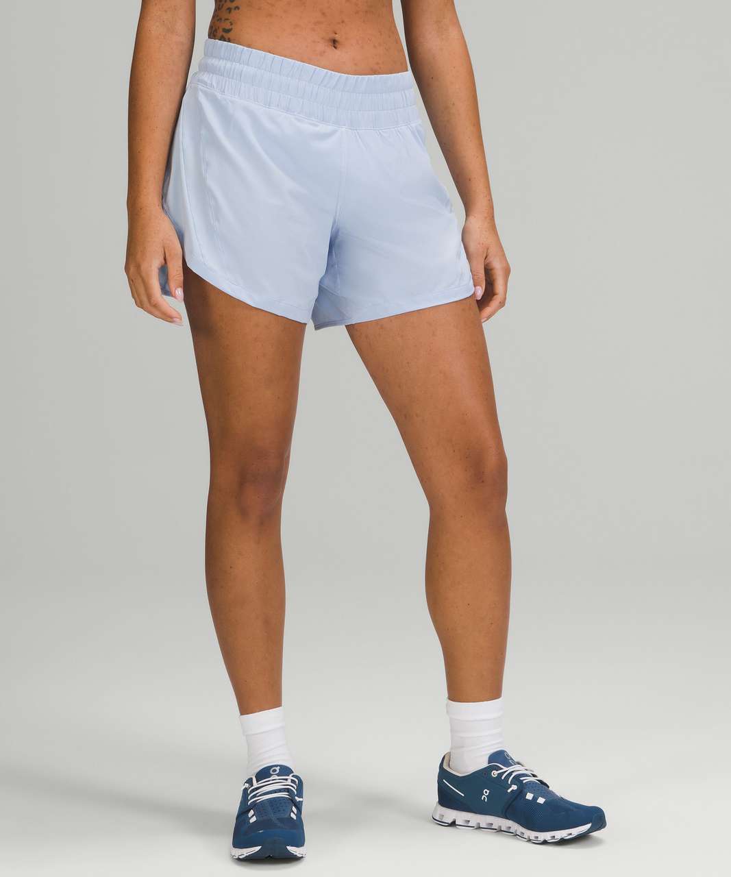 lululemon athletica, Shorts, Nwt Lululemon Track That Mr Short 5 Shorts  Lined In Psychic Blue Size 8