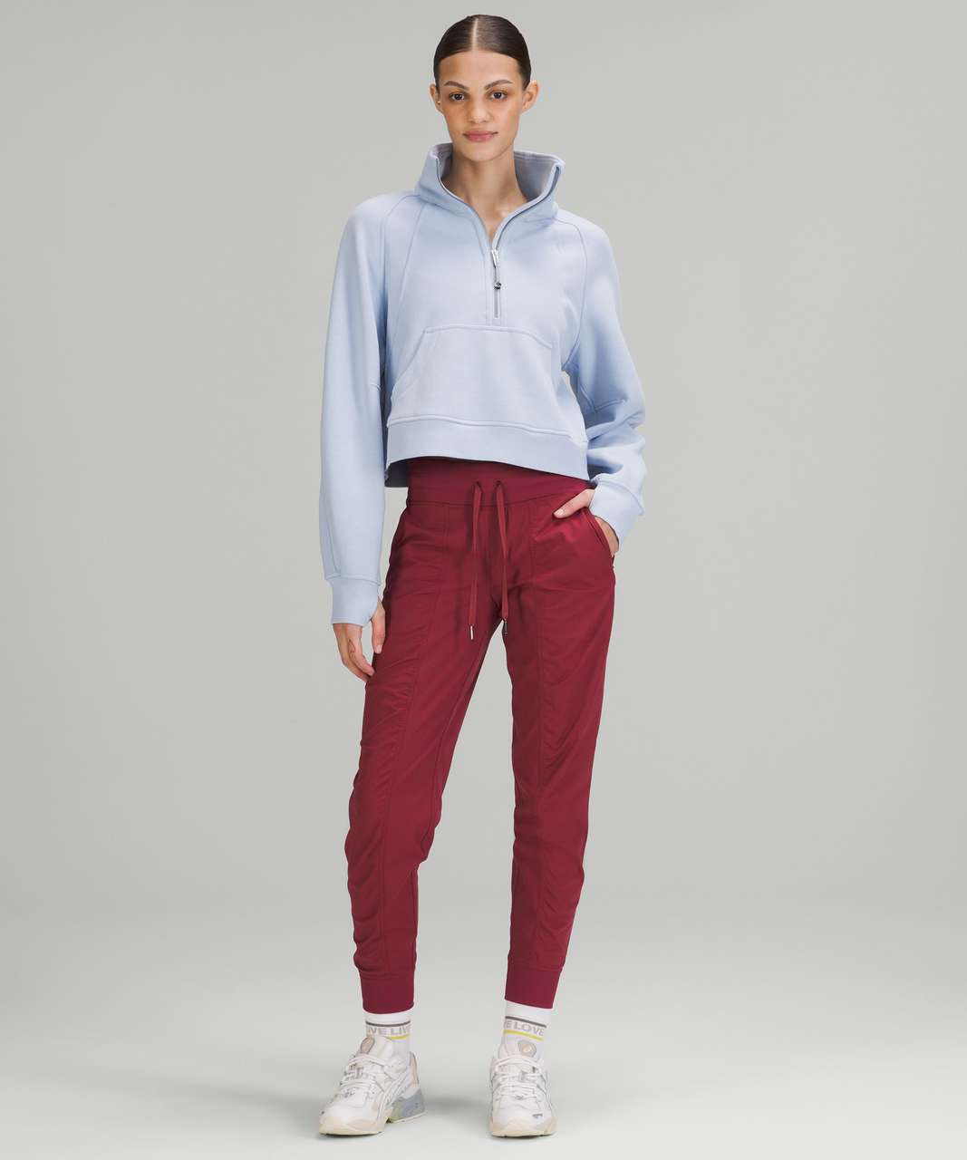 Lululemon Dance Studio Mid-Rise Jogger - Mulled Wine - lulu fanatics