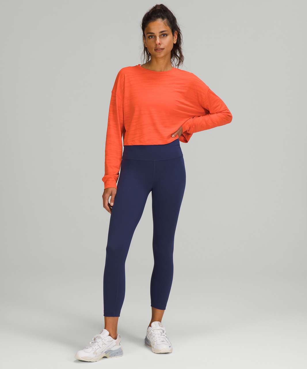 Lululemon Wunder Train High-Rise Crop 23" - Night Sea