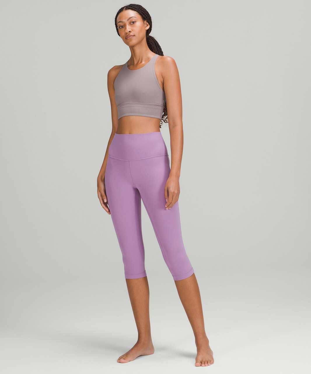 Lululemon Align High-Rise Crop 23 - Diamond Dye Starlight Smoked Spruce -  lulu fanatics