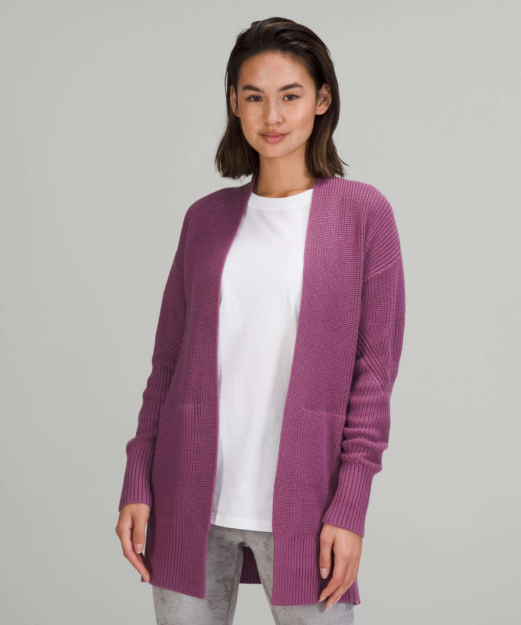 Lululemon Cashlu Sweater Wrap - Vintage Plum