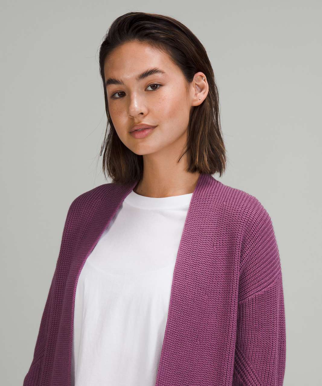 Lululemon Cashlu Sweater Wrap - Vintage Plum