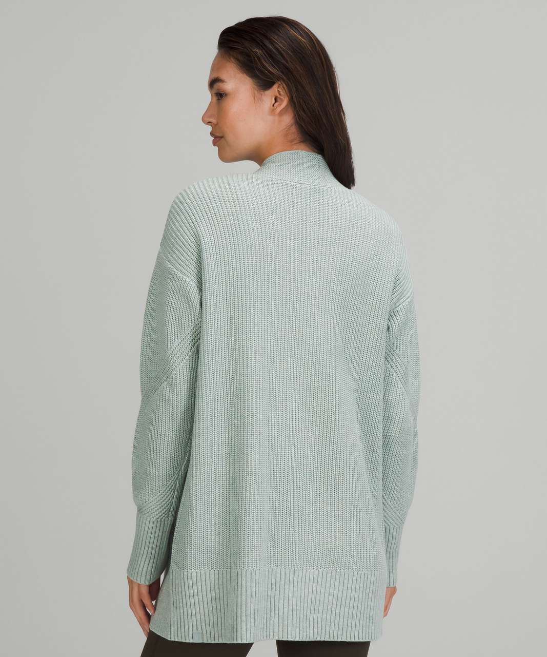 Lululemon Cashlu Sweater Wrap - Heathered Silver Blue