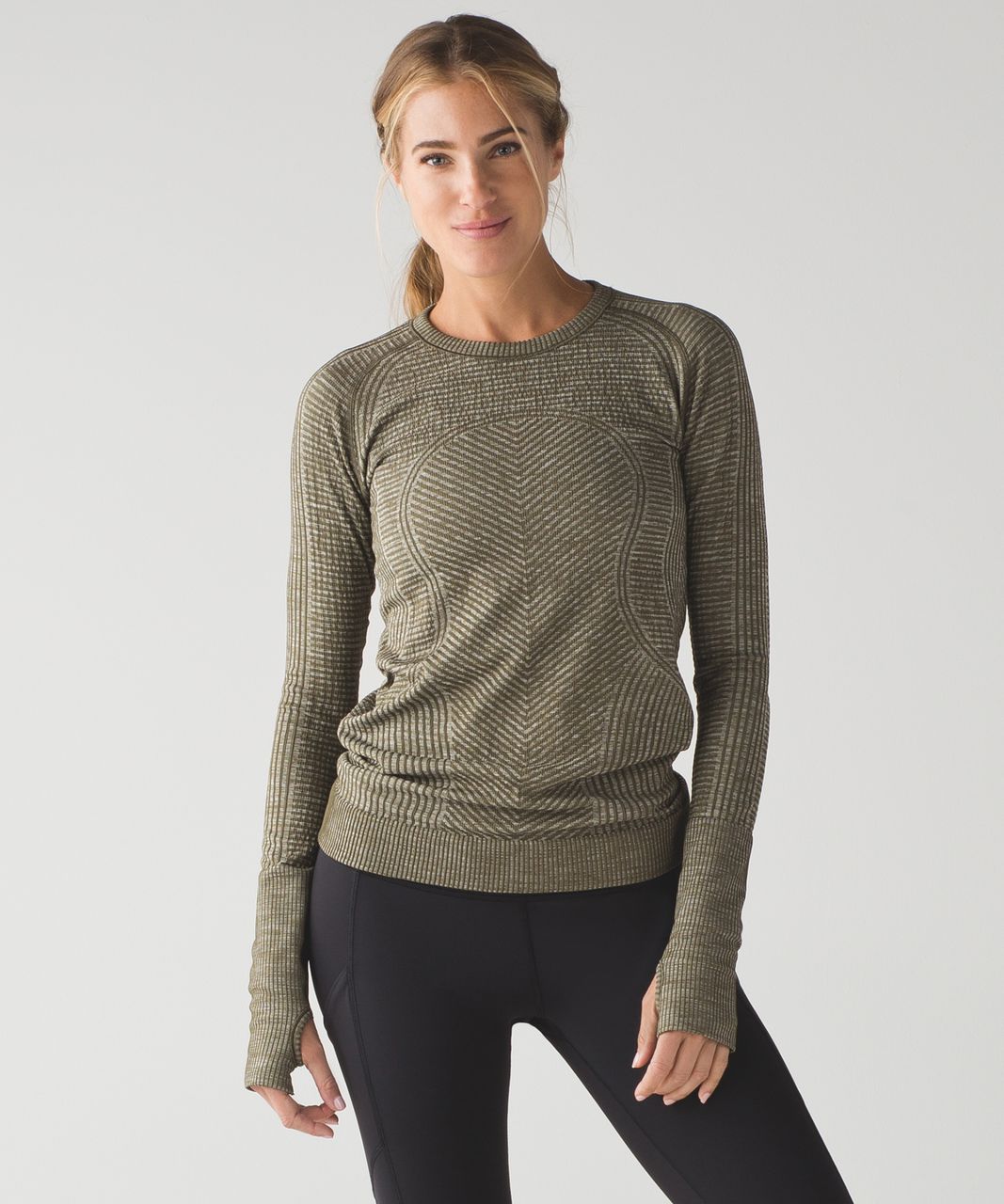 Lululemon Rest Less Pullover Jasper/Oceanic - Retail $108