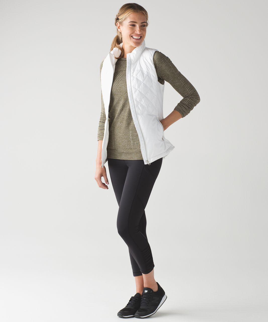 Lululemon Restless Pullover - Heathered Military Green