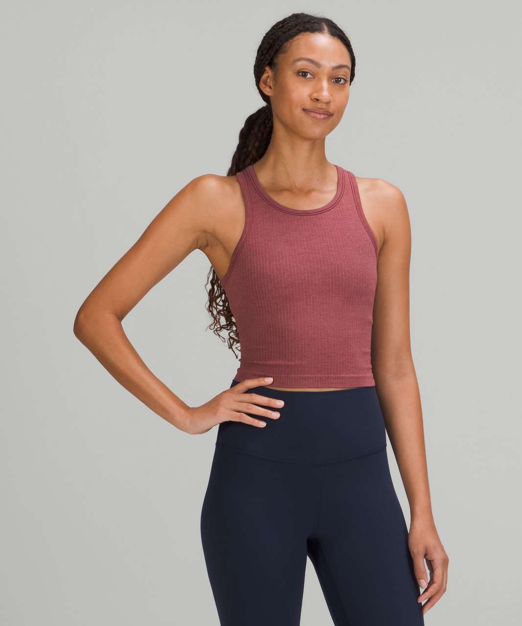 Fit for morning barre! Smoky red ebb to street size 6, heritage